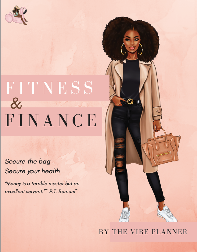 Fitness & Finance Printable Worksheet | Goodnotes Compatible - The Vibe Planner
