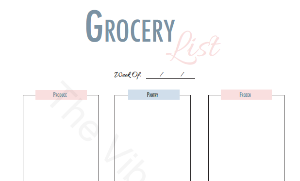 Fitness & Finance Printable Worksheet | Goodnotes Compatible - The Vibe Planner