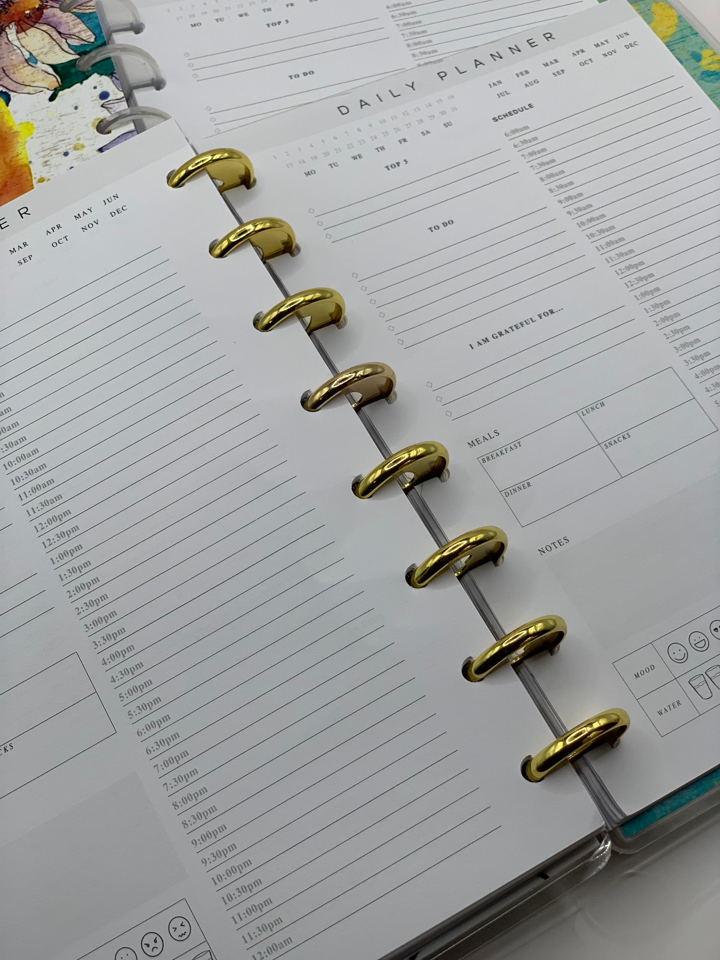 Undated Daily Planner Inserts - The Vibe Planner