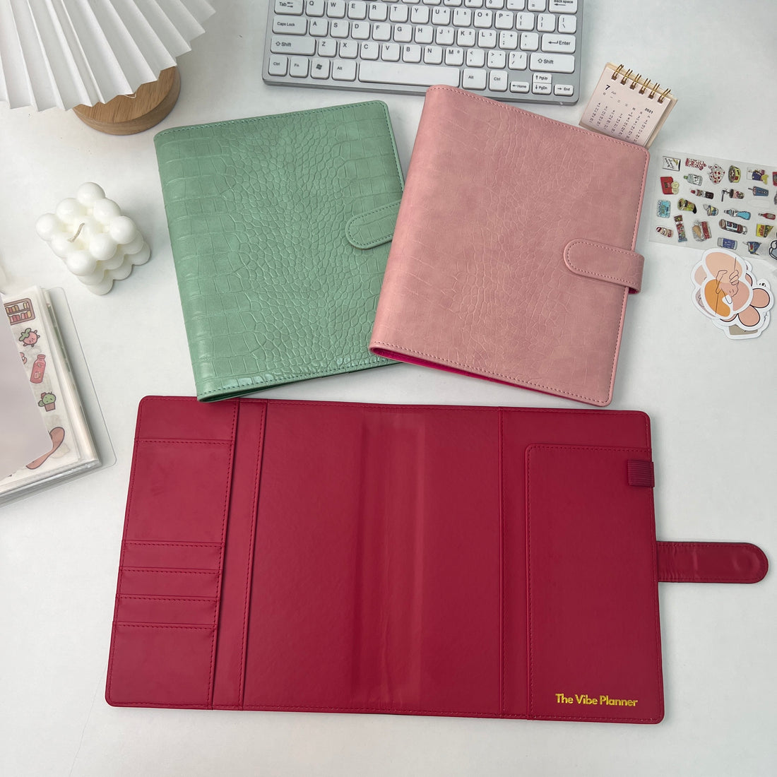 Elevate Your 2024 Planning with Luxe Agenda Covers - The Vibe Planner's Exquisite Collection